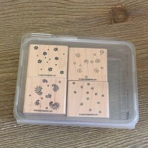 Stampin’ Up! Rubber Stamp Set Fresh Fillers Set of 4